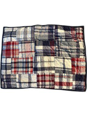 Pottery Barn Kids Sham Patchwork Madias Pillow Case Standard Americana Farmhouse